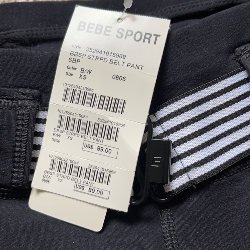 Bebe sport belted pant - Picture 2 of 3